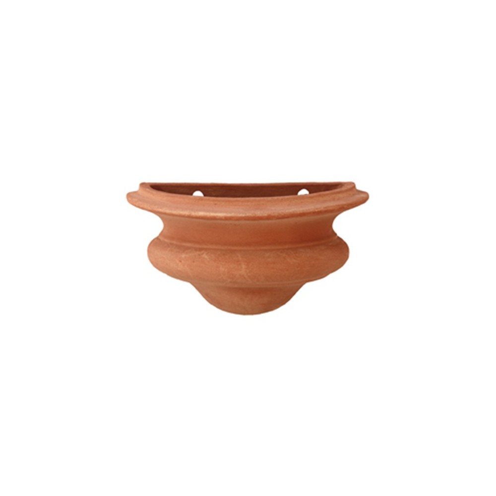 Large Wall Pocket in Terracotta